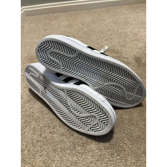 Adidas Superstar Shoes womens Size 8 Classic Shell Toe White Sneakers - Picture 6 of 7
